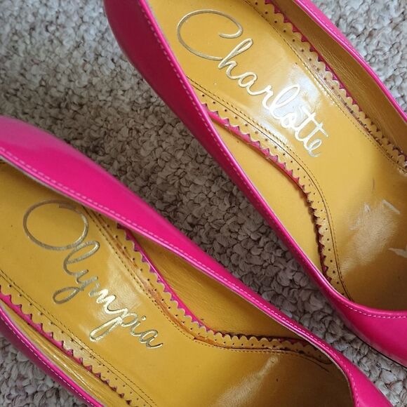 CHARLOTTE OLYMPIA Fuchsia Pumps size 36.5 - Picture 11 of 16